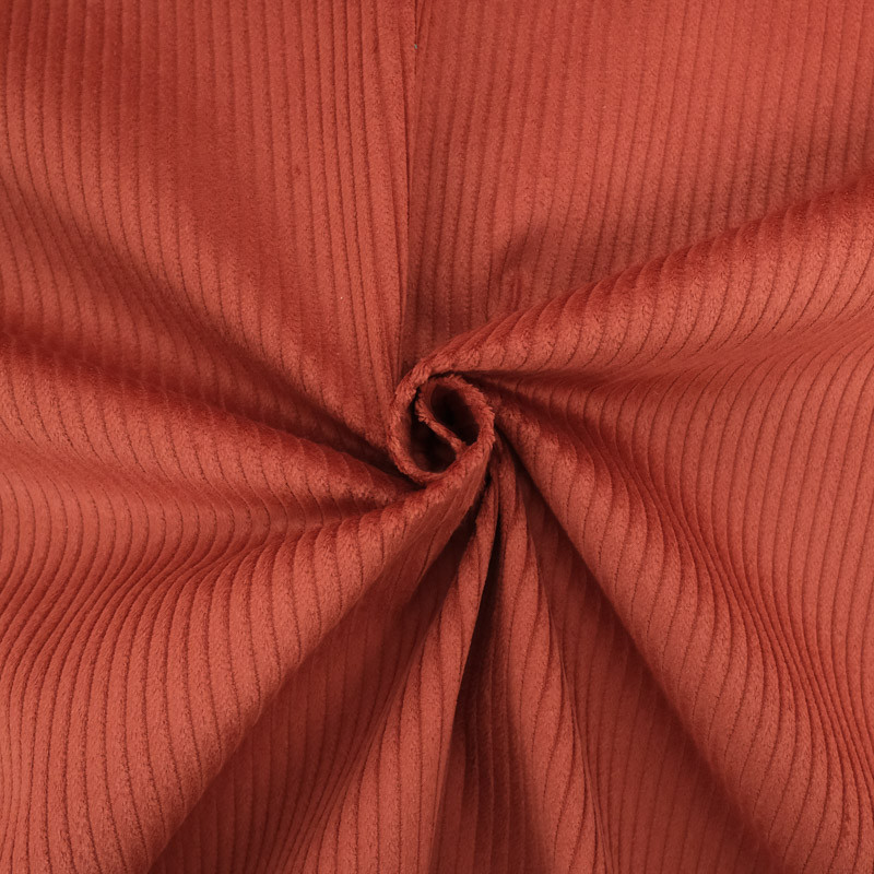 Velours Grosses Côtes Coton Armand sienne